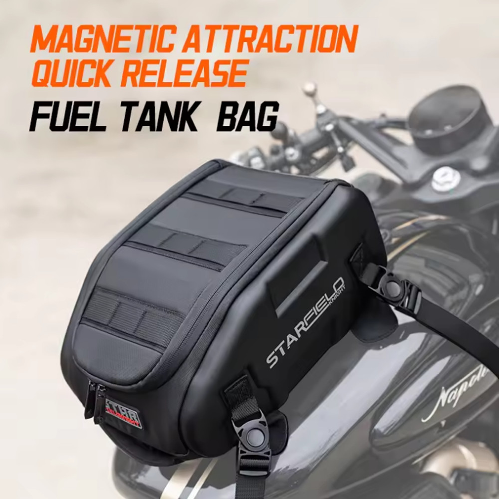 Motorcycle Gear Companies - กระเป๋าติดถังน้ำมันด้านหน้ามอเตอร์ไซค์แบบแม่เหล็ก อุปกรณ์อเนกประสงค์สำหรับการขับขี่ กระเป๋าติดเบาะหลัง กระเป๋าท้าย สำหรับ BMW