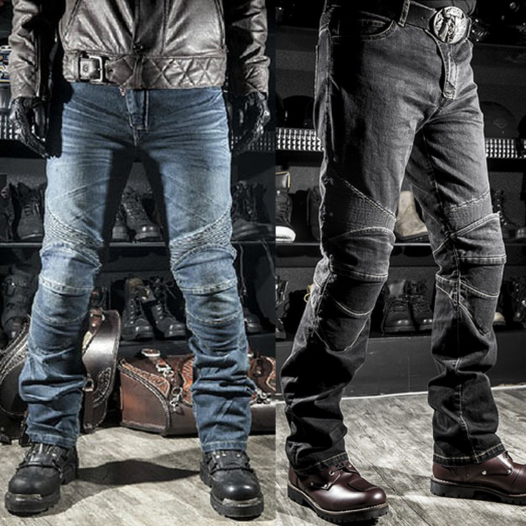Motorcycle Gear Mens - กลางแจ้งผู้ชายรถจักรยานยนต์ Anti-Fall Rider อุปกรณ์ป้องกันเกียร์สี่ Seasons ขี่กางเกงยีนส์
