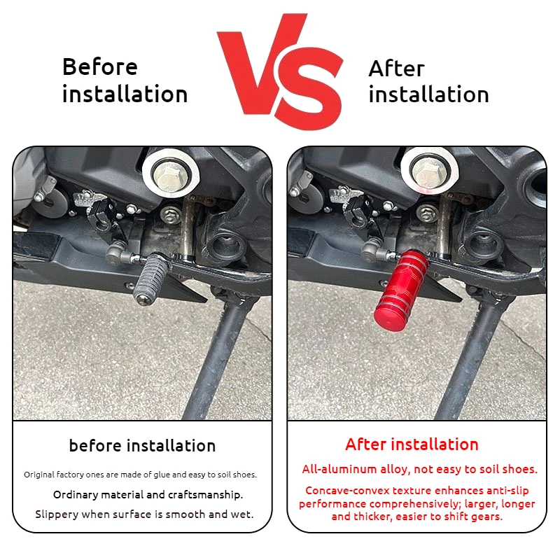 ชุดต่อขยายปลายคันเกียร์มอเตอร์ - Motorcycle Gear Lever Extender บทวิจารณ์และราคา